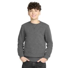 NWT Calvin Klein Youth French Terry Crewneck Sweatshirt, Grey S/M