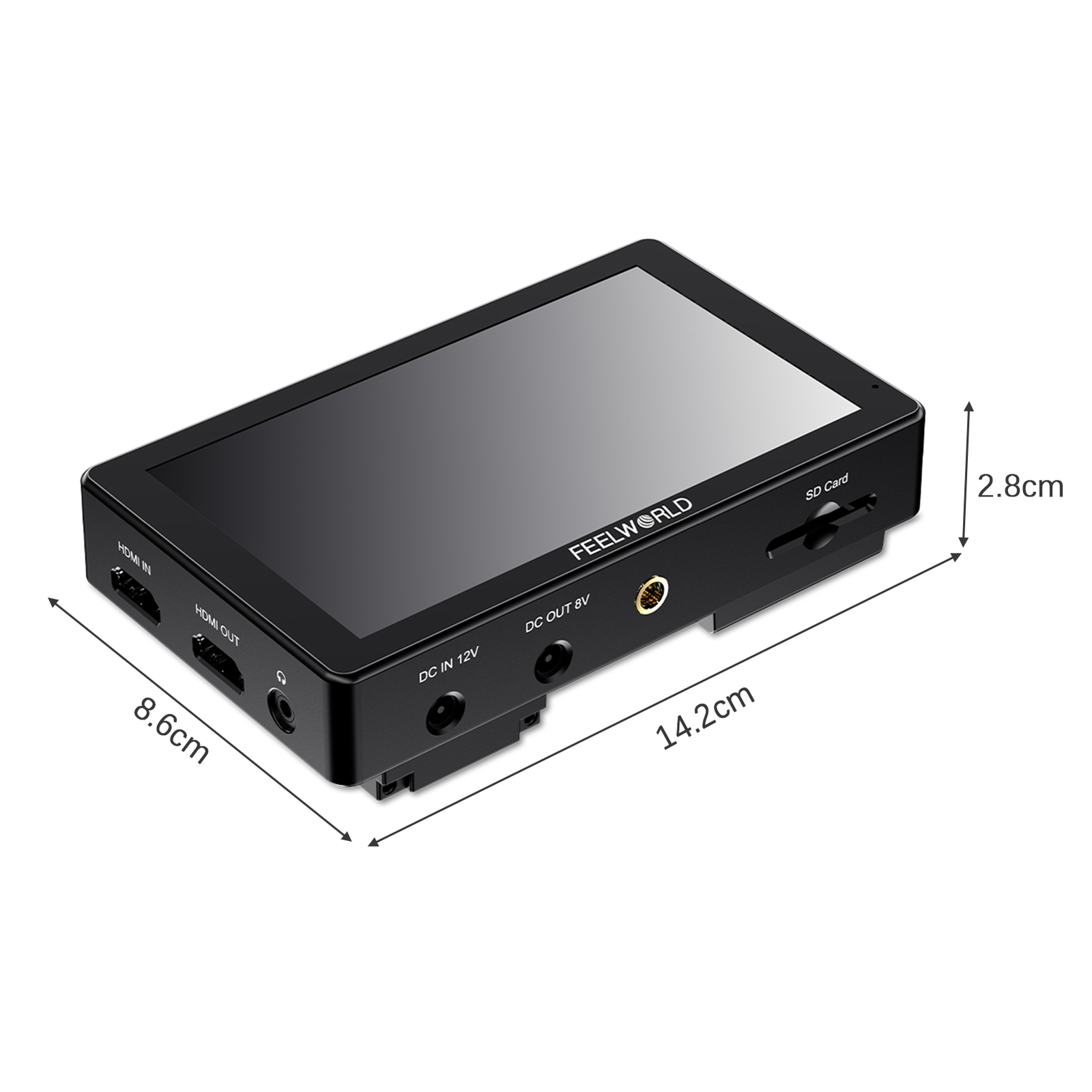 FEELWORLD LUT5 5.5-inch Ultra Bright Camera Monitor - 3000nits HDR