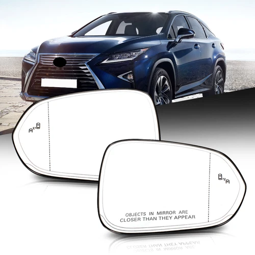 For Lexus RX350/450H NX200T/300 Blind Spot Heated Mirror Glass Right+Left Side
