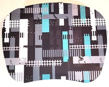 LapGear MyStyle 17" x 13.2" PVC Lap Desk, Multicolor Holds Up to 15.6" Laptop