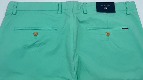 GANT Jeans Chino Hose 1913556 Slim Baumwolle Stretch grün Weite 40 Länge 34 - Bild 9 von 11