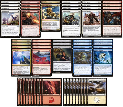red cycling cards mtg ELITE Boros Cycling Deck - Red White - Very Powerful - 60 Card