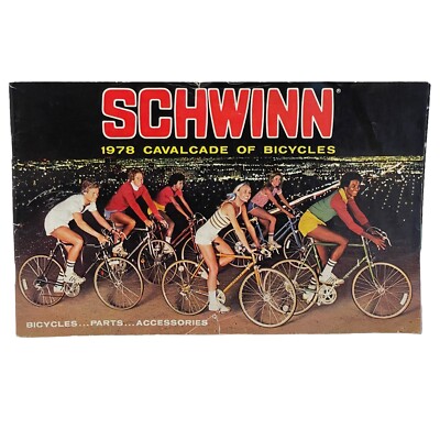 schwinn vintage bicycle price guide Vintage Schwinn 1978 Bicycles Color Catalog Parts Price Guide GUC