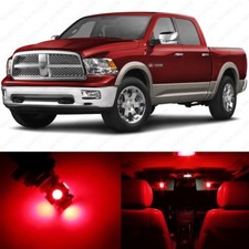 11 X Red Interior Light Led Package For 2002 - 2011 Dodge Ram 1500 2500 Tool