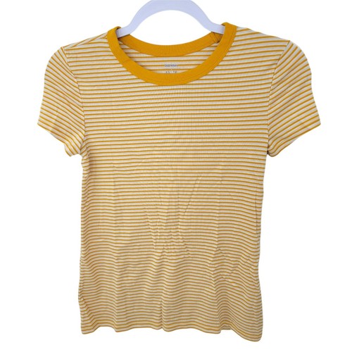 Old Navy Shirt Sz XS Slim Fit Yellow 