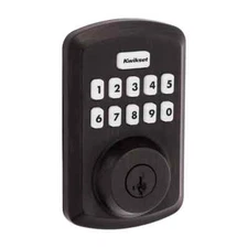 Kwikset Powerbolt 250 10-Button Keypad Venetian Bronze Transitional Electronic