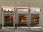 1998 Amada Pokémon Venusaur, Charizard, Blastoise Super DX Stickers PSA 9, 8, 8!