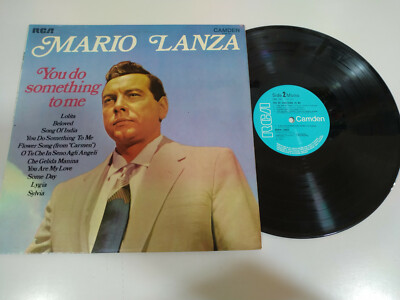 Mario Lanza You Do Something To Me RCA 1958 - LP Vinilo 12'' VG/VG