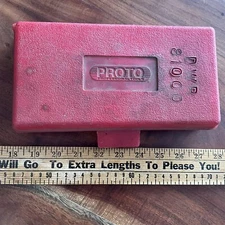 Proto Industrial Tools  10-Piece 1/8 & 5/8 Drive Hex Bit Set in 4968PB Case