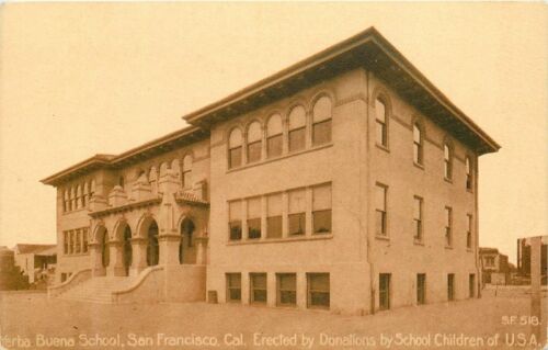 Postal C-1910 Yerba Linda California San Francisco para niños escolares 10351 - Imagen 1 de 2