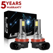 For Toyota RAV4 2006-2019 LED Fog Driving Light H8 H11 6000K White Bright Bulbs