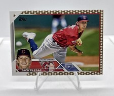 2023 Topps Gold Star Zach Plesac Cleveland Guardians