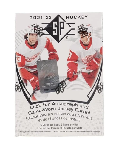 2021-22 Upper Deck SP Hockey 8-Pack Blaster Box