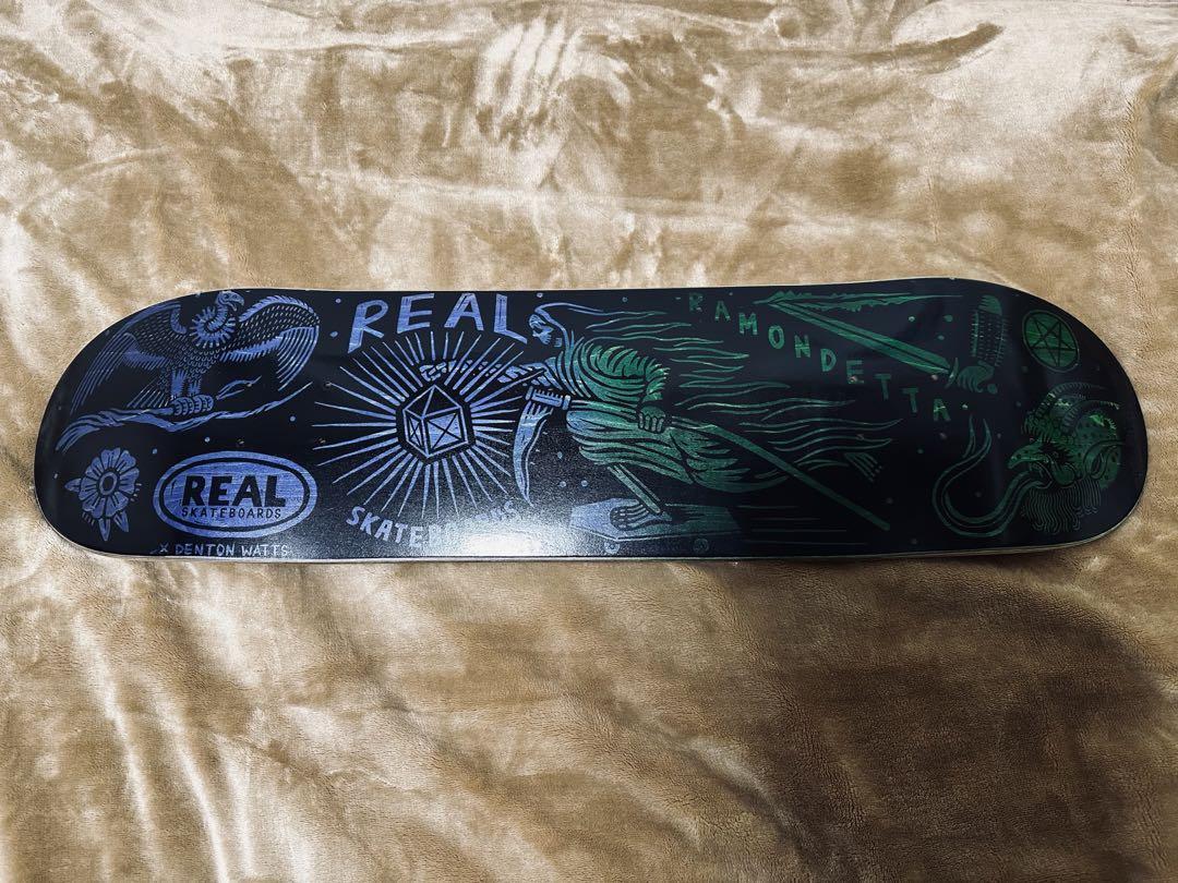 REAL skateboard deck DENTON WATTS Peter Ramondetta unused import 