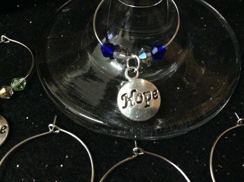 Wine Glass Charms - Set of 6 - Hopes and Dreams - Picture 4 of 5