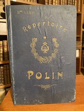 Répertoire Polin. 2ème série. 22 chansons. EO 1897