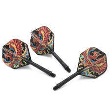 CUESOUL ROST AK5 Dart Flights with Four Mythological Symbols Design-ZQ