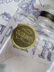 vintage 1920s fragrance Zoria by Vallant's. Art Deco perfume bottle from Oregon