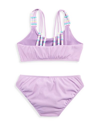 Peixoto Girls' Mimi Two Piece Swimsuit Bikini Set Lavender Size 10 - Picture 2 of 4