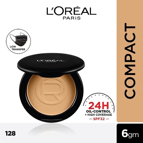L’Oreal Paris High Coverage Compact Face Makeup Powder Matte-Finish 7 Shades 6g - Picture 26 of 34