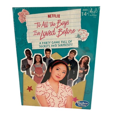 Netflix Hasbro To All The Boys I've Loved Before Teen Party Board Game Ages 14+