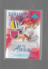 2017 Diamond Kings - ALEDMYS DIAZ - Autograph 6 Color Logo Patch CARDINALS #d/10