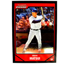 Hideki Matsui 2007 Bowman Chrome Card #119 MLB New York Yankees