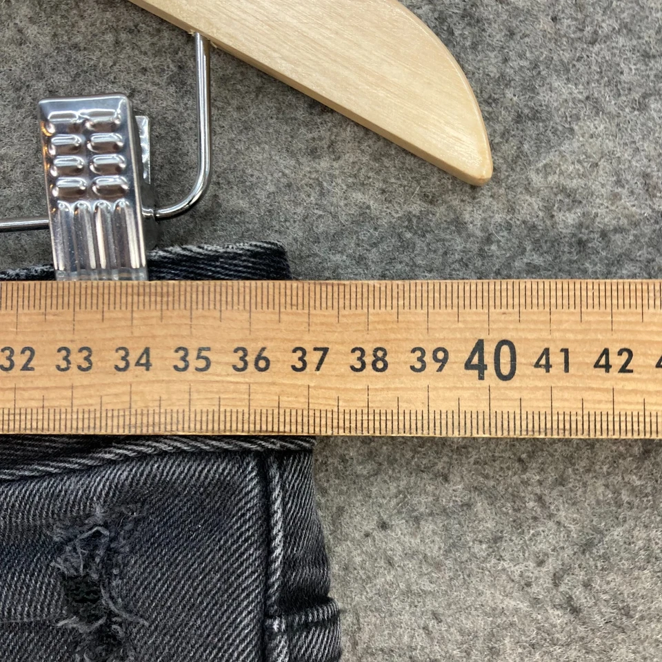 Insight Denim Shorts Mens 28 Slim Cut-Off Distressed Mid Rise Cotton Zip 7733 - image 3 of 4