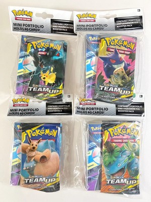 Team Up Booster Pack Art Set w/ Mini Portfolios - Pokemon TCG - Factory Sealed | eBay Team Up Booster Pack Art Set w/ Mini Portfolios - Pokemon TCG - Factory Sealed | eBay