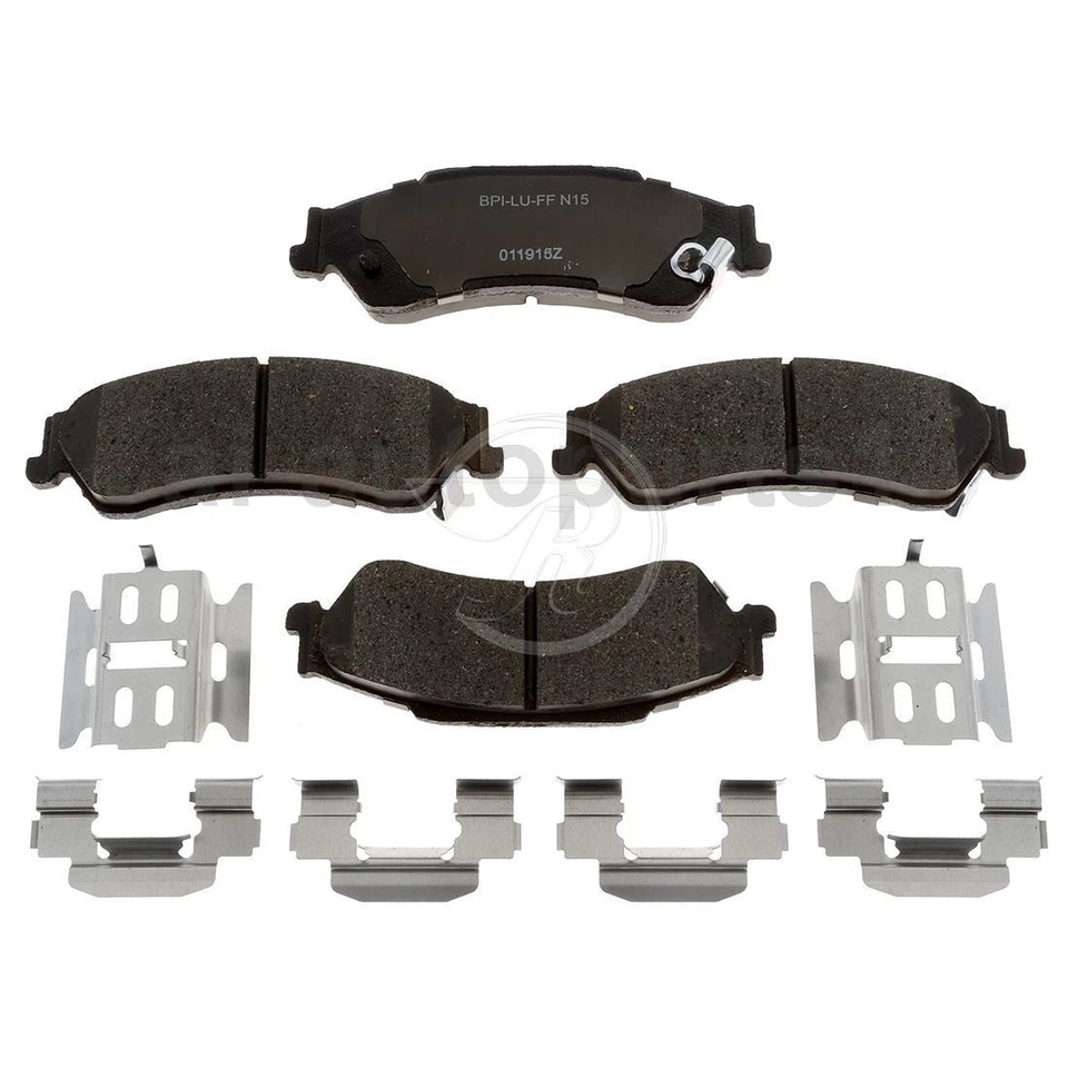 Kit pastillas freno delantero trasero Chevrolet S10 1998 1999 2000 2001 2002 2003 2004 Foto 4 de 4