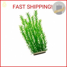 unootel Tall Green Leaves Aquarium D cor Plastic Plants Extra Large 20 Inches Ch