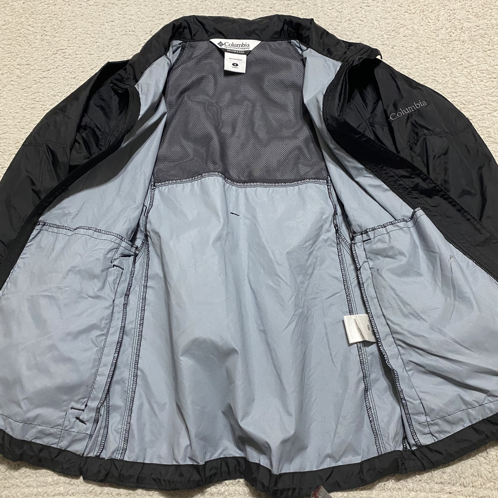 Columbia Jacket Womens Small Solid Black Pack Hoo… - image 6