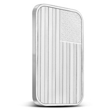 1 oz SilverTowne American Flag Silver Bar (New) 88.93 per troy oz