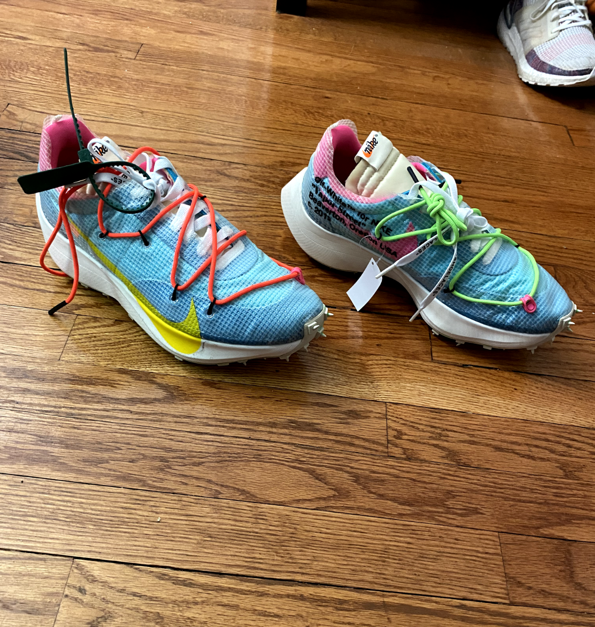 OFF WHITE X NIKE Taglia 10 5 Uomo 12 Donna Nike Off White x Vapor Street Polarizzate Blu W