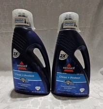 2 New Bissell Clean & Protect 60oz Each 2X Stain Protect Carper Cleaner/UT