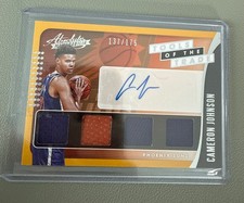 2019-20 Panini Tools of the Trade Four Swatch Signatures Cameron Johnson 137/175