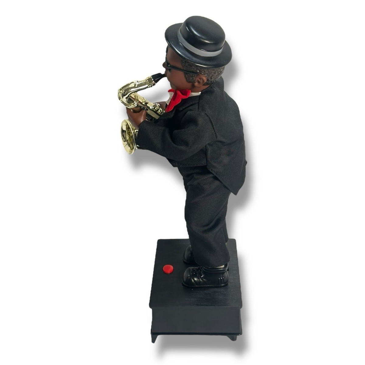 BLACKY JAZZMAN ジャズ歌手 フィギュアオルゴール The Jazzman singing and dancing doll battery operated African
