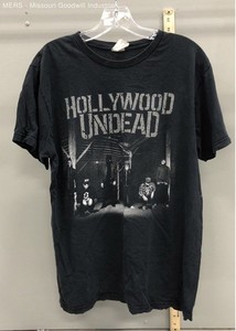 Hollywood Undead Rap Rock Band Graphic Black T-Shirt Size M