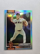 Landen Roupp 2026 Topps Series 1 #29 Aqua Rainbow Foil Giants AA69