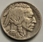 1935 Buffalo Nickel Philadelphia Mint Indian Head Coin BN2068