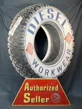 Grande Insegna pubblicitaria Diesel Jeans anni ‘90 Vintage Rara