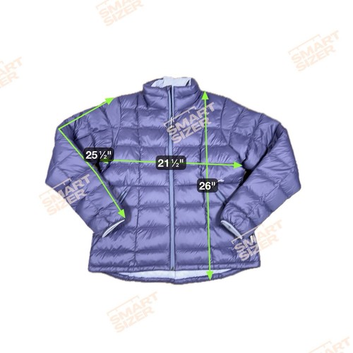 REI Co-Op 650 Down Jacket 2.0 Women's Large Goose Puffer Purple Full Zip Outdoor - Picture 13 of 13