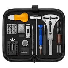 【2025 Upgrade】Eventronic Watch Repair Kit, Professional Watch Battery Replace...