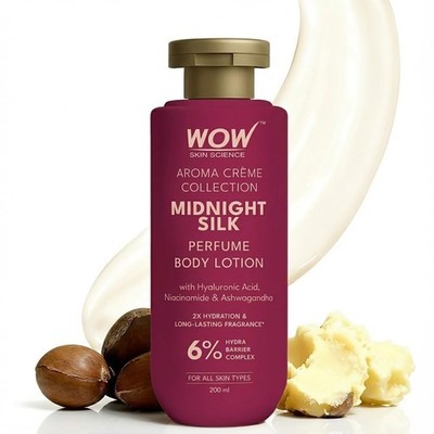 WOW Skin Science Midnight Silk Parfum Body Lotion Aroma Crème Collection 200ml