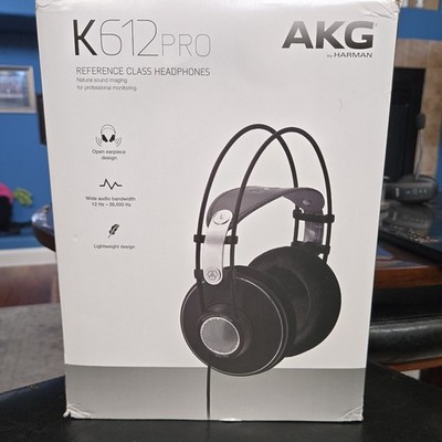 AKG K612 PRO Open Back Wired Headphones Black Lightweight Monitoring