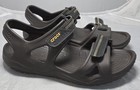 Mens Crocs Swiftwater River Double Strap Adjustable Brown Sandals Size 8 — photo 3
