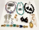 Vintage Jewelry Lot 20 Pieces Set RS Lucite Plastic Necklace Earrings Bracelet