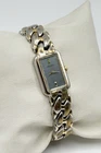 Vge Seiko 1f20-0AC0Two - Tone Base Metal Quartz Watch New Battery