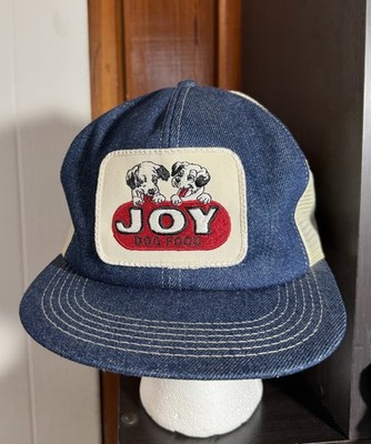デッドストック　USA製　９０s　JOY DOG FOOD　キャップ　ビンテージ Vintage Joy Dog Food Trucker Hat K Products Brand 70s 80s Patch