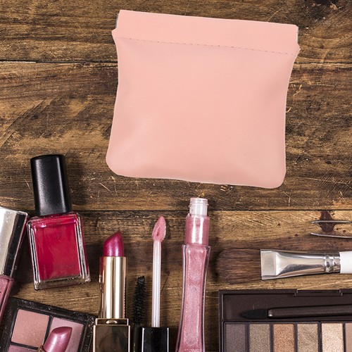 2 Pcs Cosmetic Bag Woman Lipstick Makeup Pouch for Purse Mini Coin - Picture 10 of 10